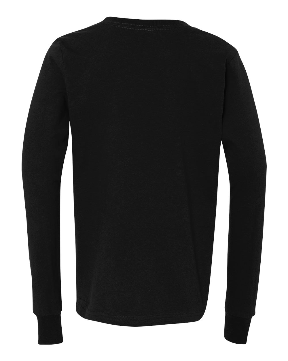 BELLA + CANVAS Youth Jersey Long Sleeve Tee - 3501Y Black