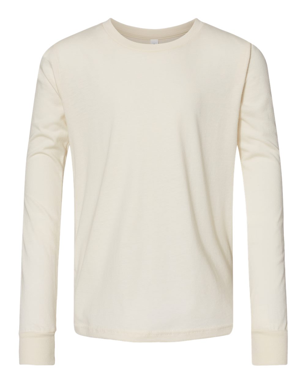 BELLA + CANVAS Youth Jersey Long Sleeve Tee - 3501Y Natural