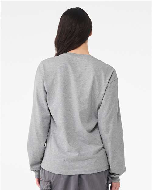 BELLA + CANVAS 6 oz. Heavyweight Long Sleeve Tee - 3511 Athletic Heather