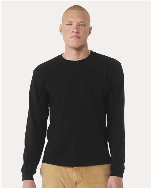 BELLA + CANVAS 6 oz. Heavyweight Long Sleeve Tee - 3511 Black