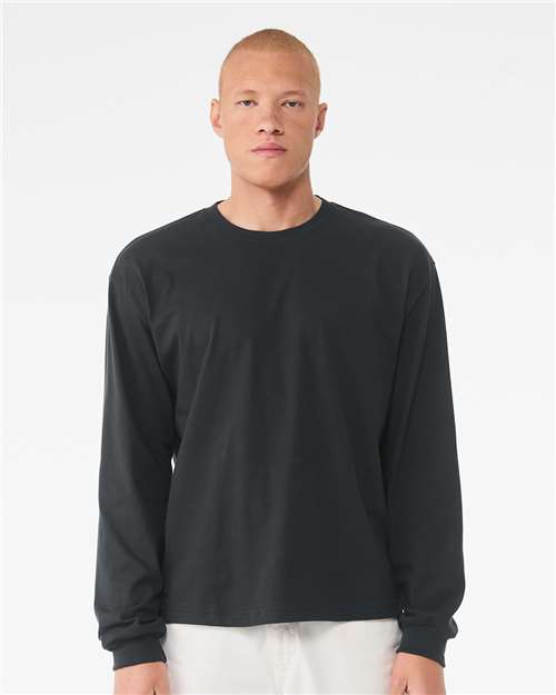 BELLA + CANVAS 6 oz. Heavyweight Long Sleeve Tee - 3511 Dark Grey