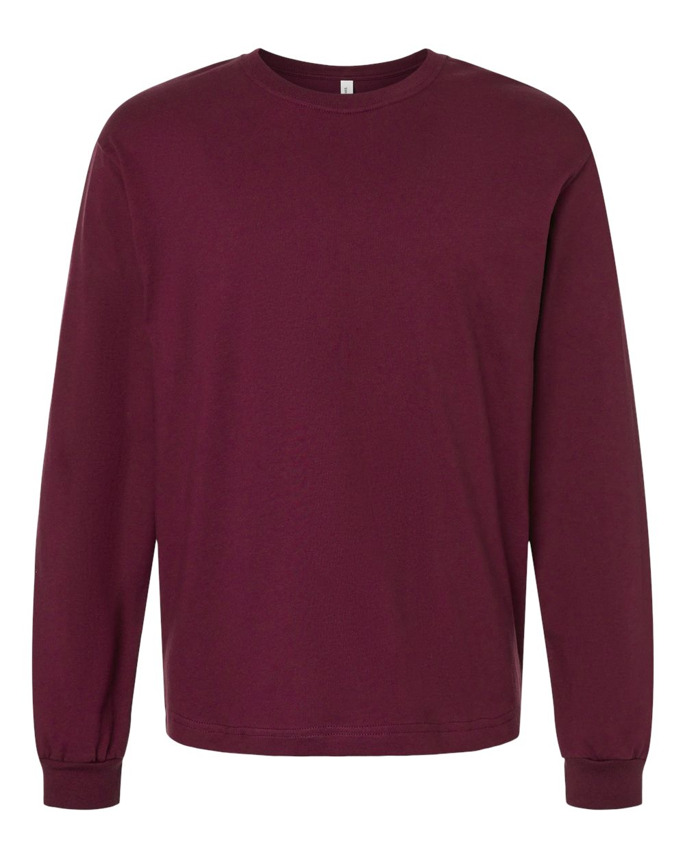 BELLA + CANVAS 6 oz. Heavyweight Long Sleeve Tee - 3511 Maroon