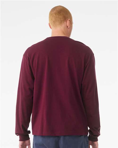 BELLA + CANVAS 6 oz. Heavyweight Long Sleeve Tee - 3511 Maroon