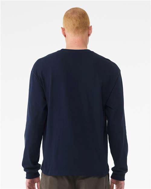 BELLA + CANVAS 6 oz. Heavyweight Long Sleeve Tee - 3511 Navy