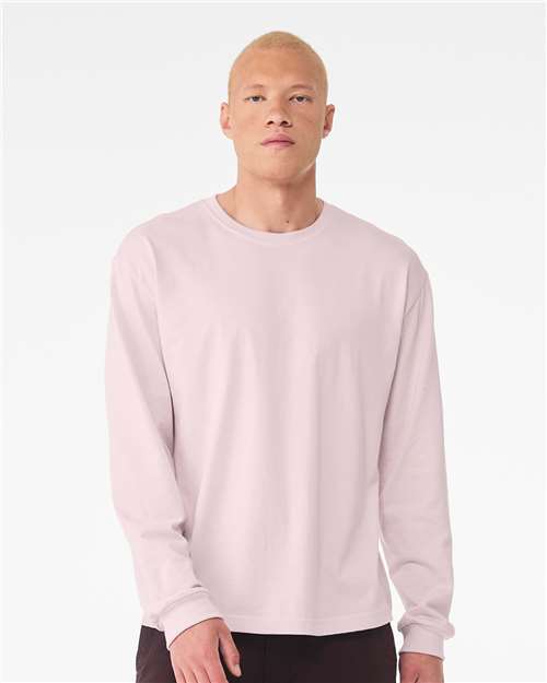 BELLA + CANVAS 6 oz. Heavyweight Long Sleeve Tee - 3511 Soft Pink