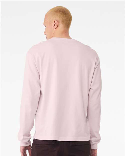 BELLA + CANVAS 6 oz. Heavyweight Long Sleeve Tee - 3511 Soft Pink