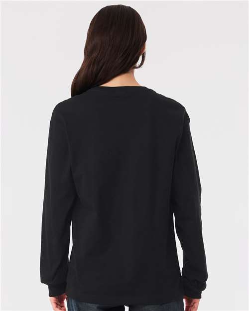 BELLA + CANVAS 6 oz. Heavyweight Long Sleeve Tee - 3511 Vintage Black