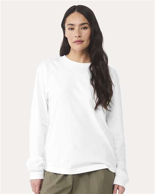 BELLA + CANVAS 6 oz. Heavyweight Long Sleeve Tee - 3511 White