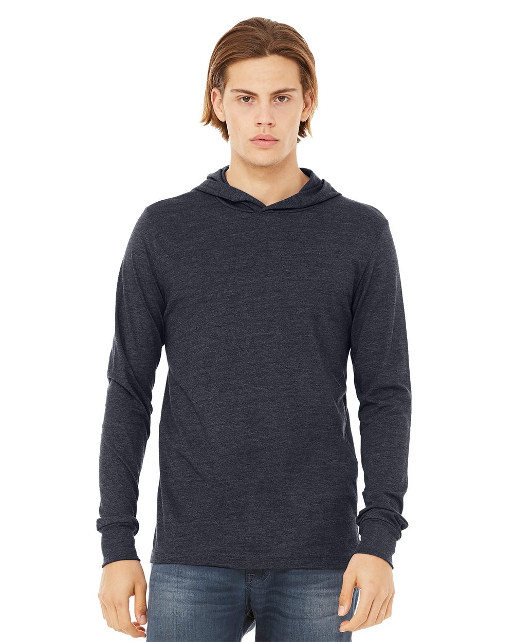 Team 365 Unisex Jersey Hooded Long Sleeve Tee - 3512