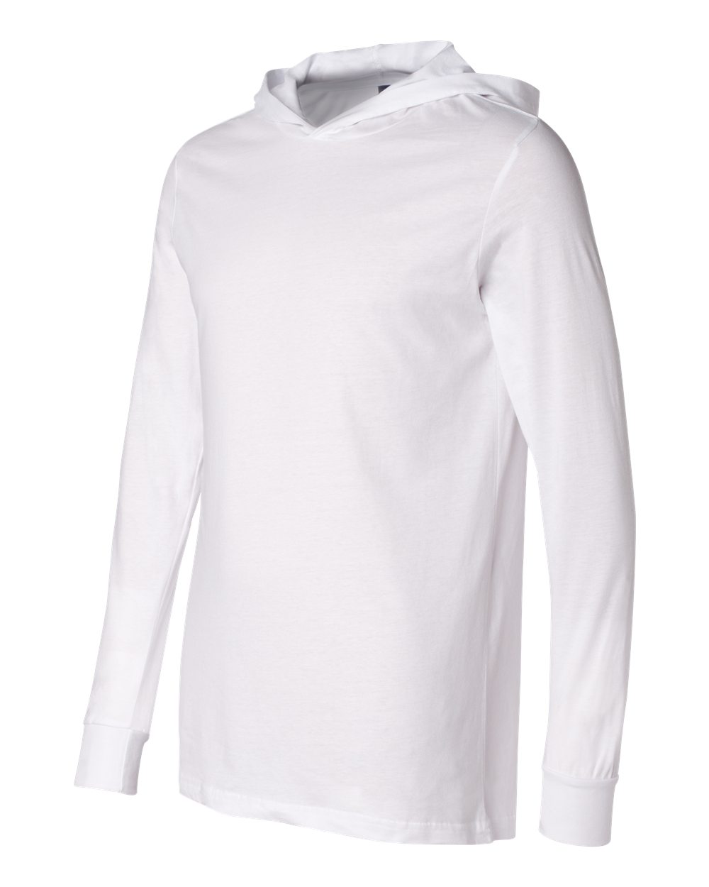 BELLA + CANVAS Unisex Jersey Hooded Long Sleeve Tee - 3512 White