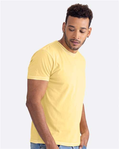 Next Level Unisex Soft Wash T-Shirt - 3600SW Washed Banana Cream