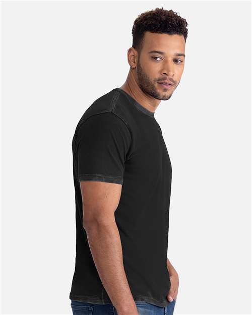 Next Level Unisex Soft Wash T-Shirt - 3600SW Washed Black