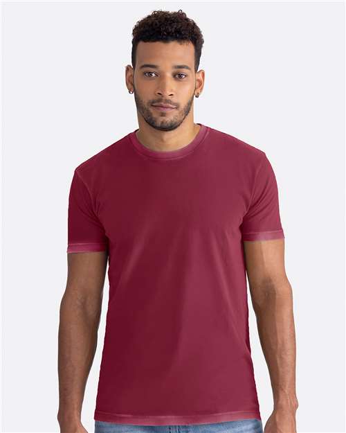 Next Level Unisex Soft Wash T-Shirt - 3600SW Washed Cardinal