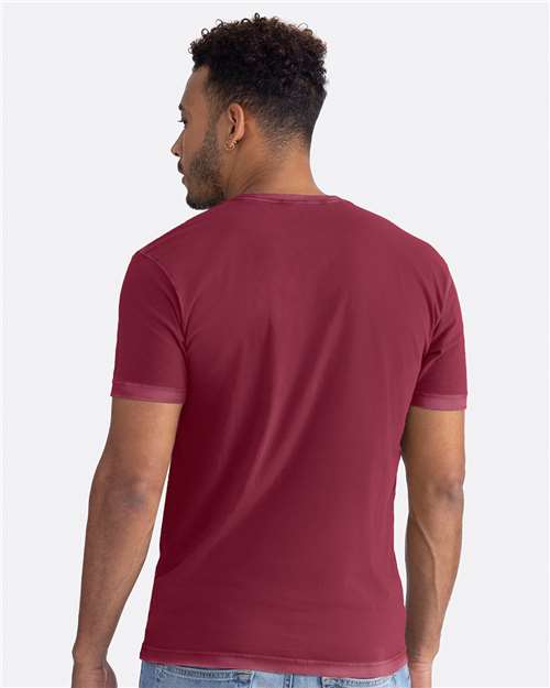 Next Level Unisex Soft Wash T-Shirt - 3600SW Washed Cardinal