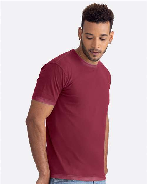 Next Level Unisex Soft Wash T-Shirt - 3600SW Washed Cardinal