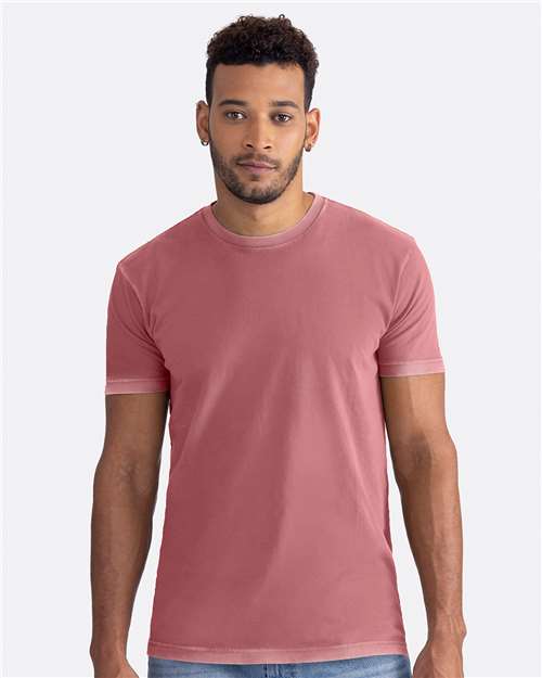 Next Level Unisex Soft Wash T-Shirt - 3600SW Washed Mauve