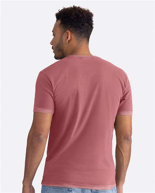 Next Level Unisex Soft Wash T-Shirt - 3600SW Washed Mauve
