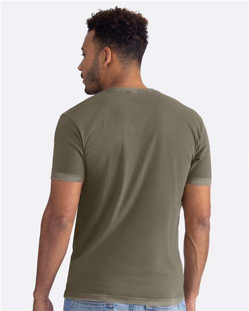 Next Level Unisex Soft Wash T-Shirt - 3600SW Washed Military Green