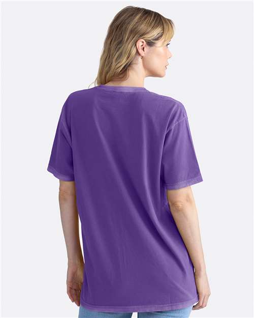 Next Level Unisex Soft Wash T-Shirt - 3600SW Washed Purple Rush