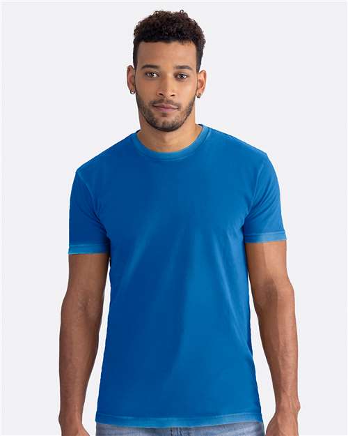 Next Level Unisex Soft Wash T-Shirt - 3600SW Washed Royal