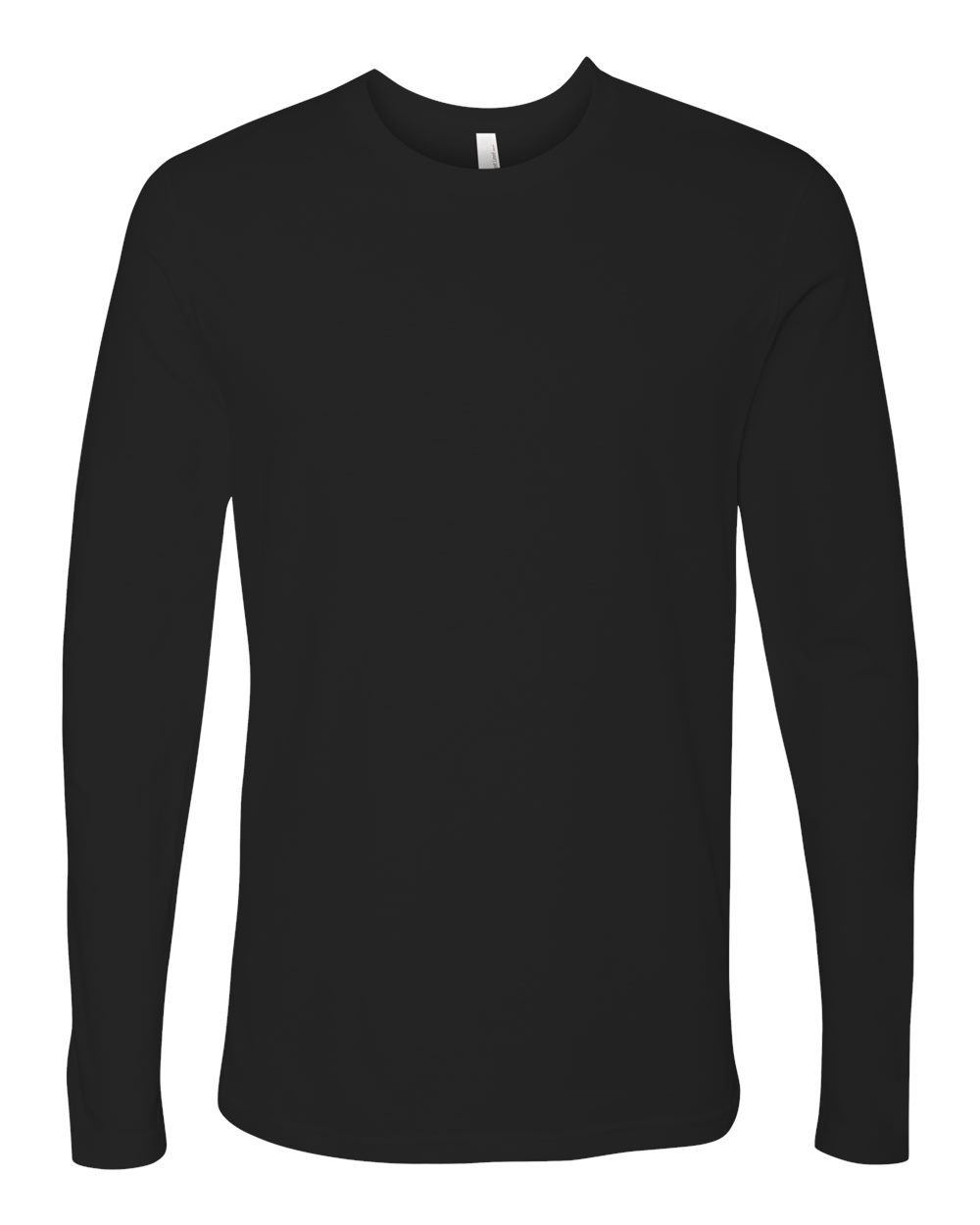 Next Level Unisex Cotton Long Sleeve T-Shirt - 3601 - 3601M Black