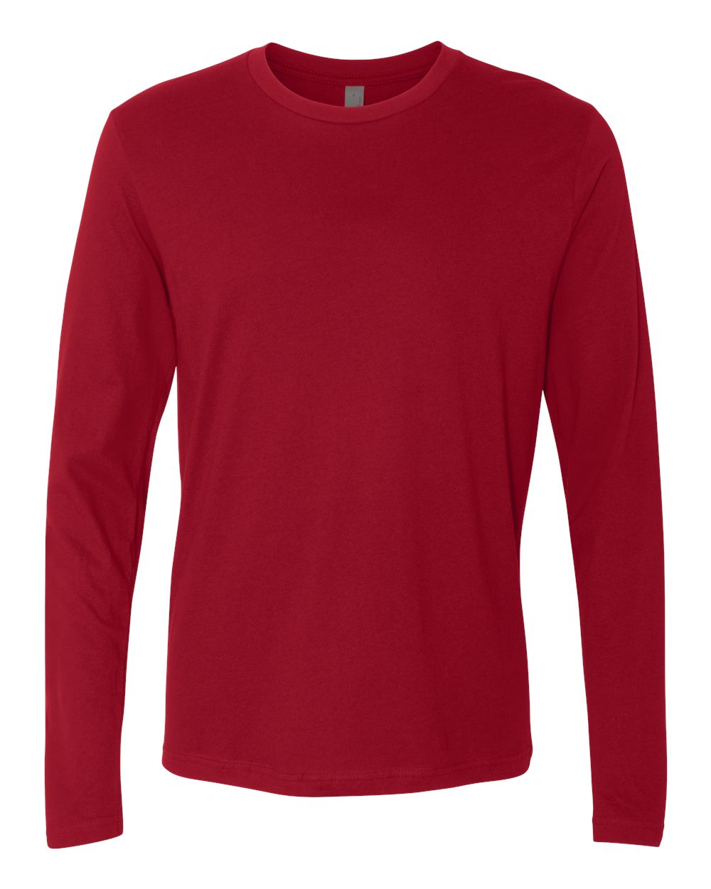 Next Level Unisex Cotton Long Sleeve T-Shirt - 3601 - 3601M Cardinal