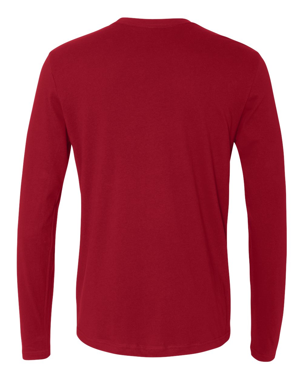 Next Level Unisex Cotton Long Sleeve T-Shirt - 3601 - 3601M Cardinal