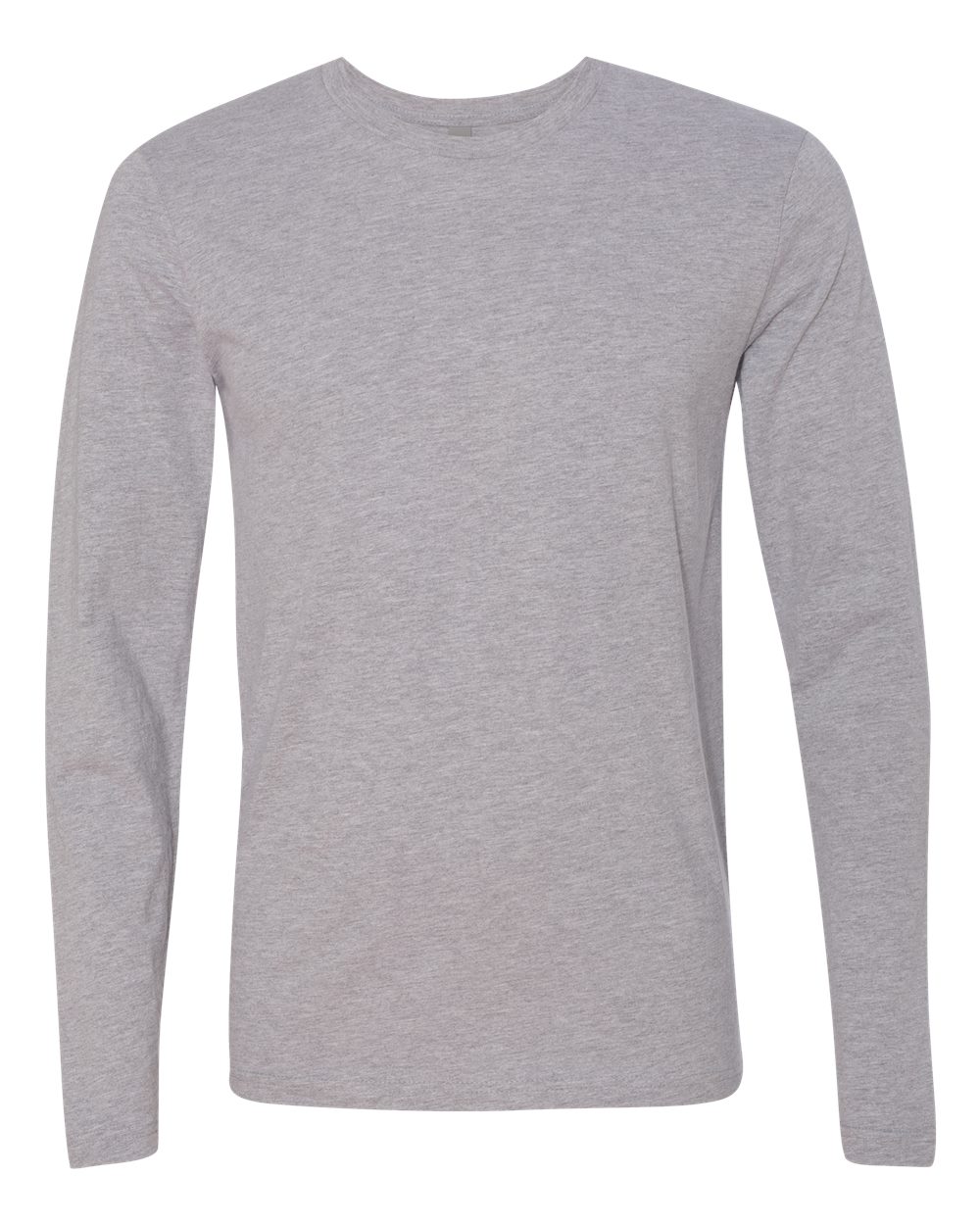 Next Level Unisex Cotton Long Sleeve T-Shirt - 3601 - 3601M Heather Grey