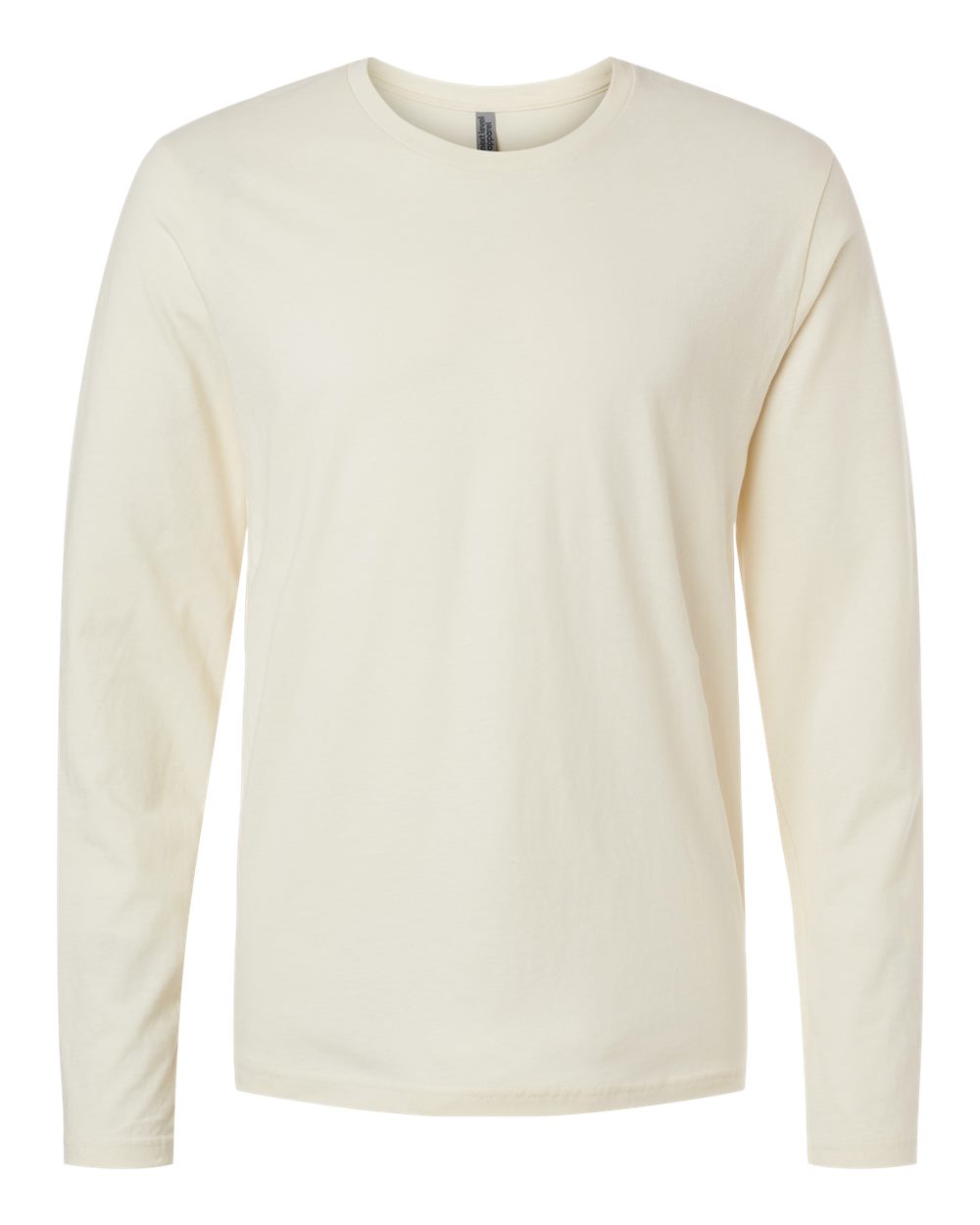 Next Level Unisex Cotton Long Sleeve T-Shirt - 3601 - 3601M Natural