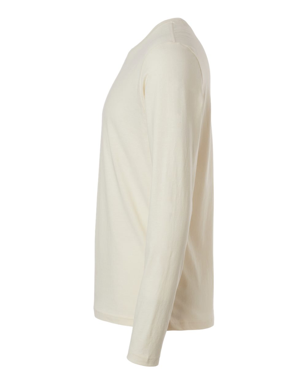 Next Level Unisex Cotton Long Sleeve T-Shirt - 3601 - 3601M Natural