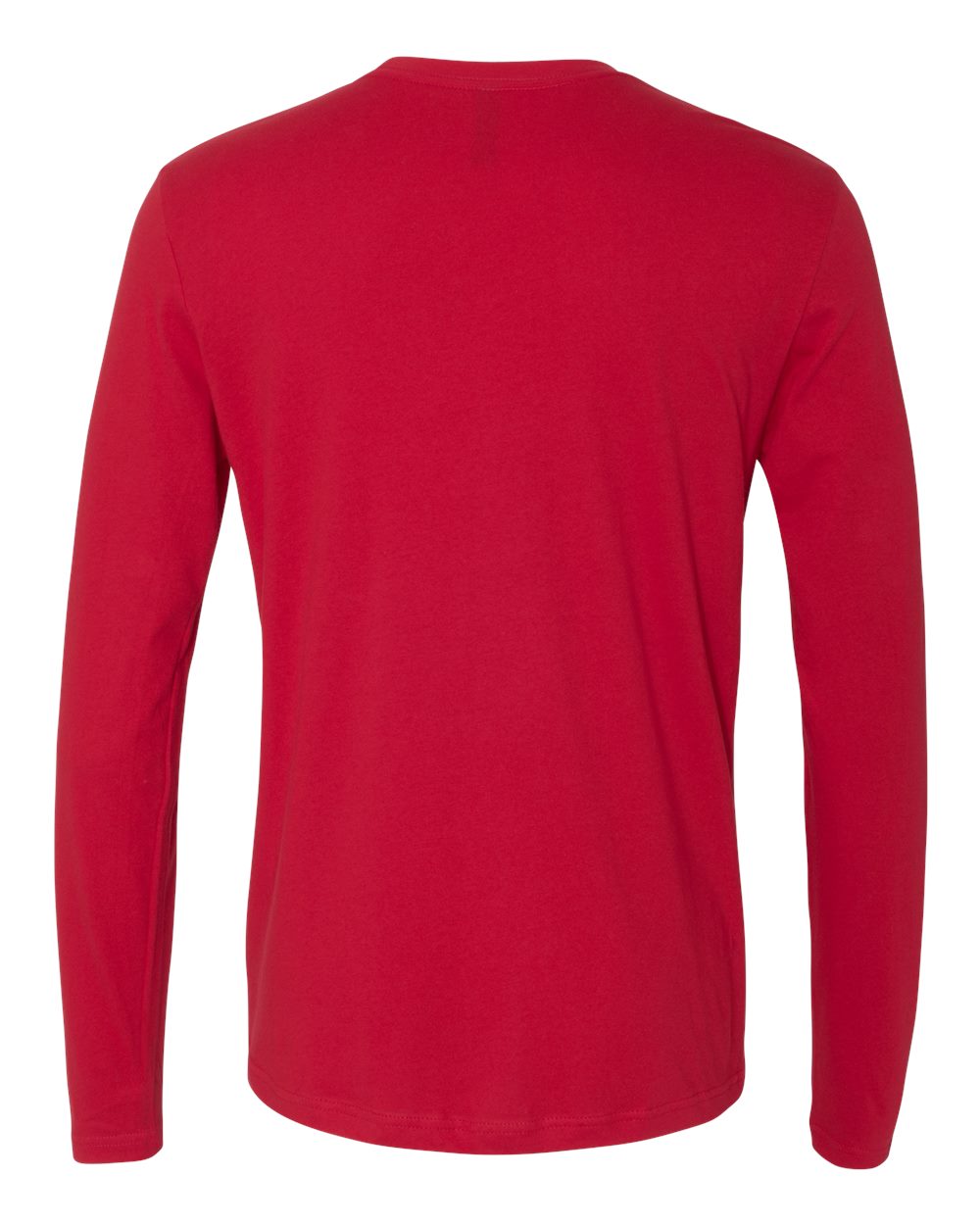 Next Level Unisex Cotton Long Sleeve T-Shirt - 3601 - 3601M Red