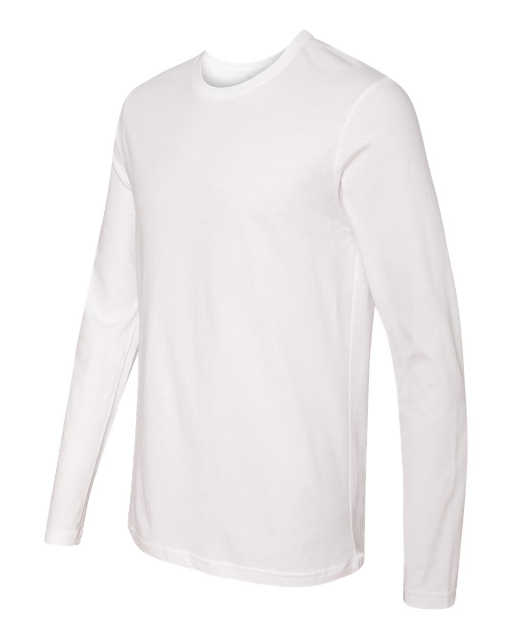 Next Level Unisex Cotton Long Sleeve T-Shirt - 3601 - 3601M White