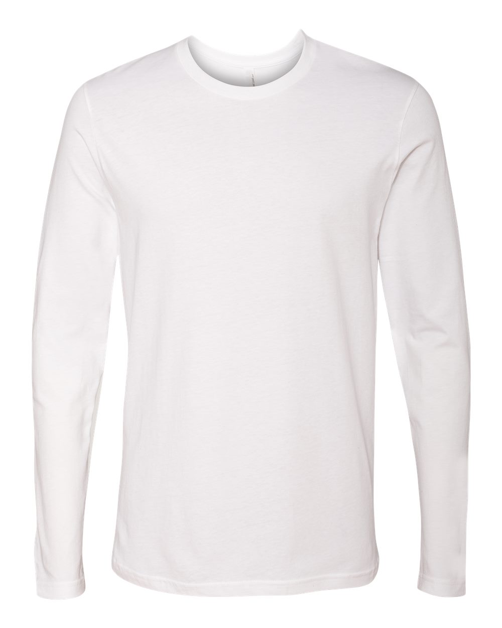 Next Level Unisex Cotton Long Sleeve T-Shirt - 3601 - 3601M White
