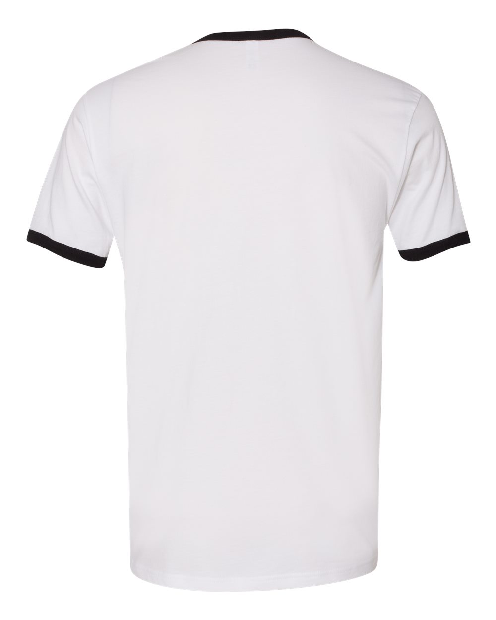 Next Level Unisex Cotton Ringer T-Shirt - 3604 - 3604N White- Black