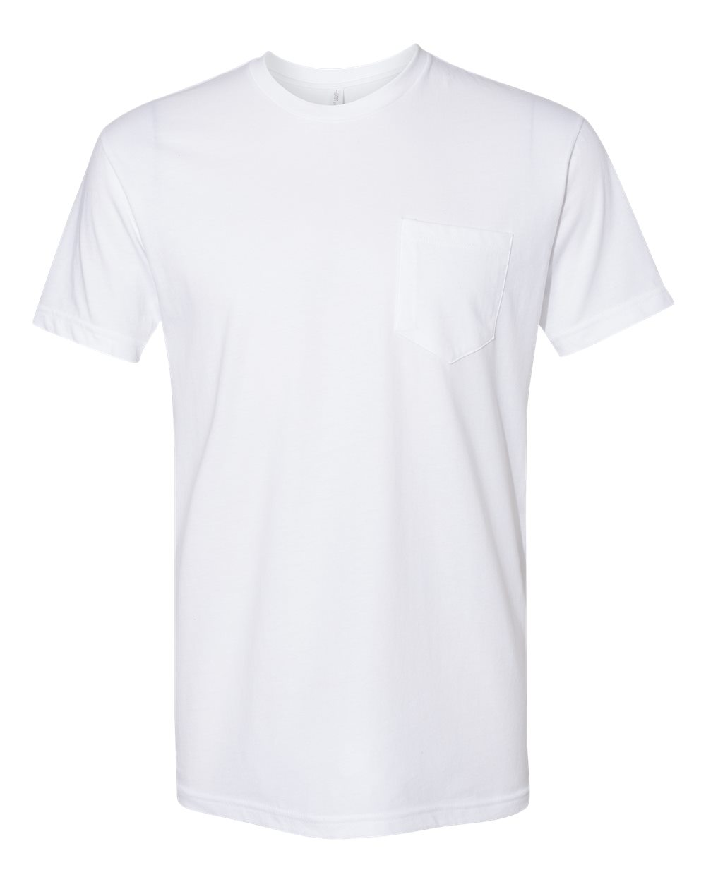 Next Level Unisex Cotton Pocket T-Shirt - 3605 - 3605N White