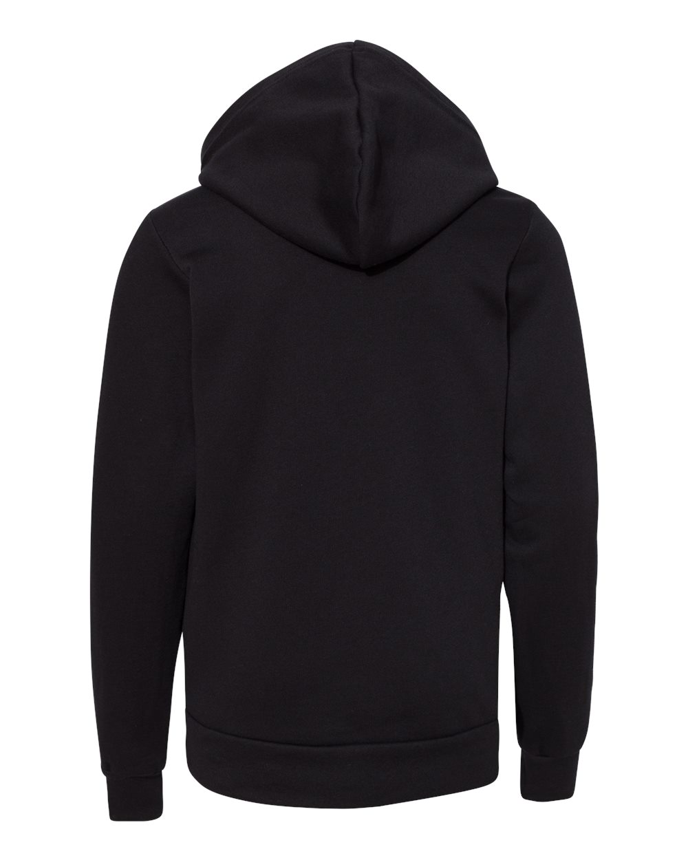 BELLA + CANVAS Youth Sponge Fleece Hoodie Sweatshirt - 3719Y Black