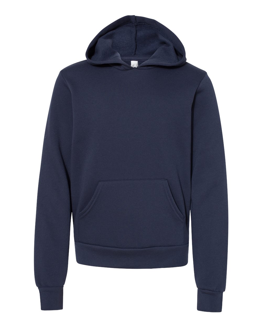 BELLA + CANVAS Youth Sponge Fleece Hoodie Sweatshirt - 3719Y Navy