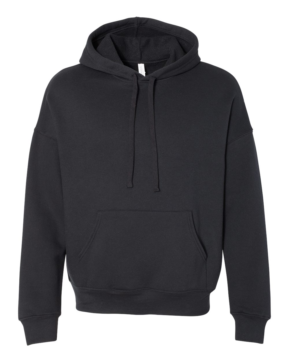 BELLA + CANVAS Unisex Sponge Fleece Drop Shoulder Hoodie Sweatshirt - 3729 Black