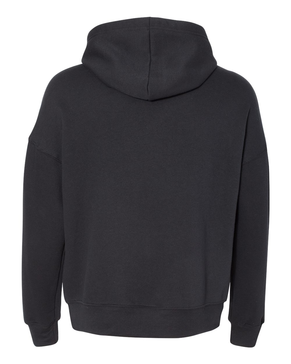 BELLA + CANVAS Unisex Sponge Fleece Drop Shoulder Hoodie Sweatshirt - 3729 Black