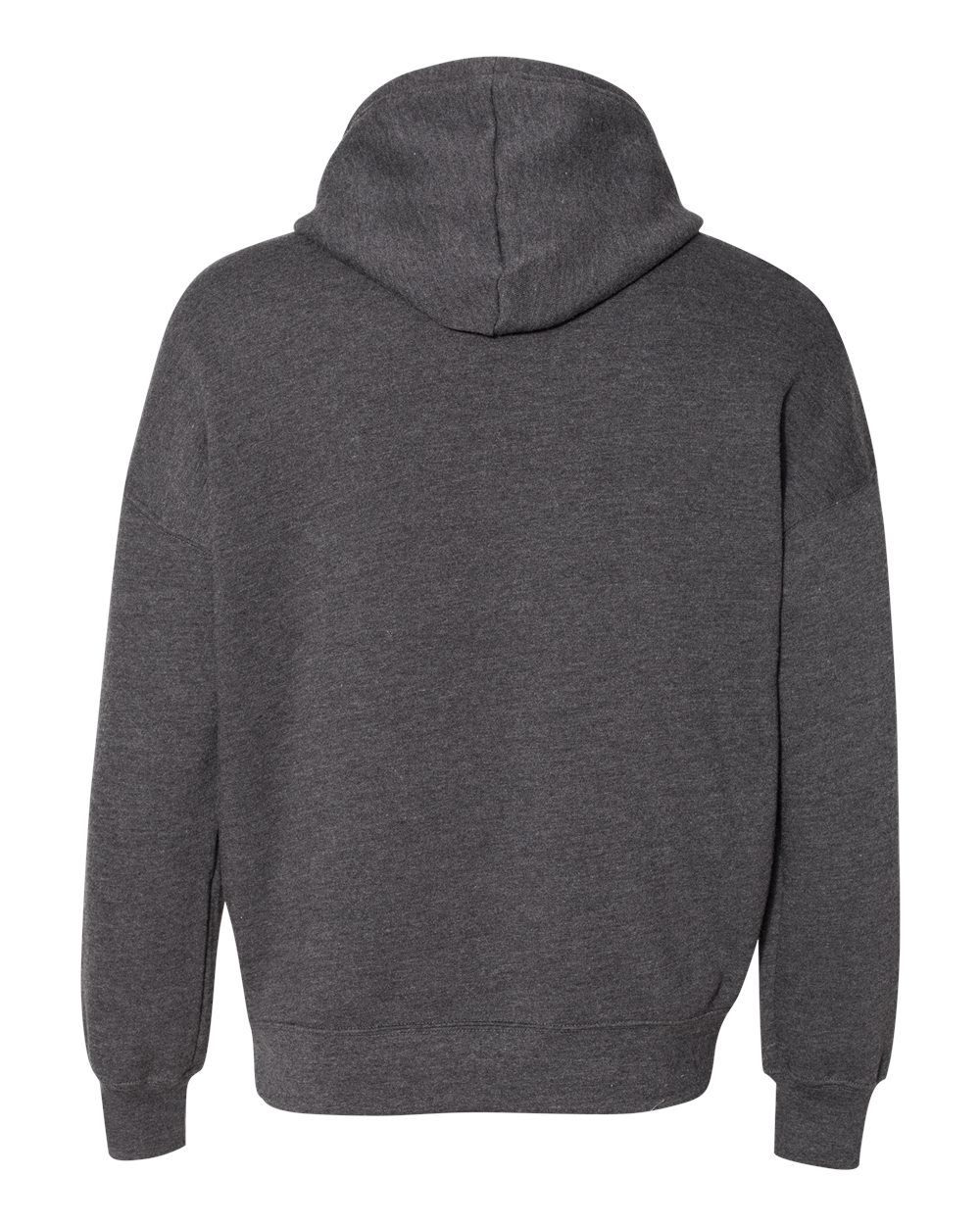BELLA + CANVAS Unisex Sponge Fleece Drop Shoulder Hoodie Sweatshirt - 3729 Dark Grey Heather