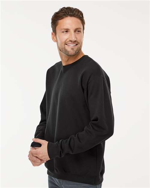 M&O Unisex Crewneck Fleece - 3340 Black