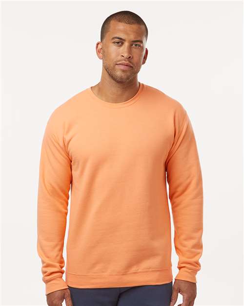 M&O Unisex Crewneck Fleece - 3340 Cantaloupe