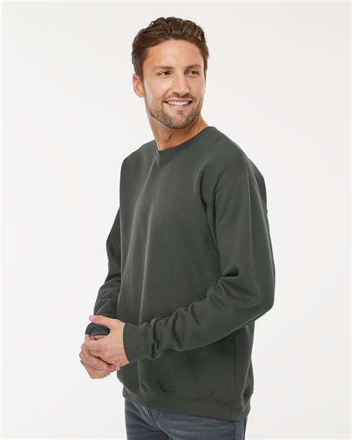 M&O Unisex Crewneck Fleece - 3340 Charcoal
