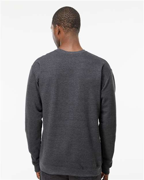 M&O Unisex Crewneck Fleece - 3340 Dark Heather