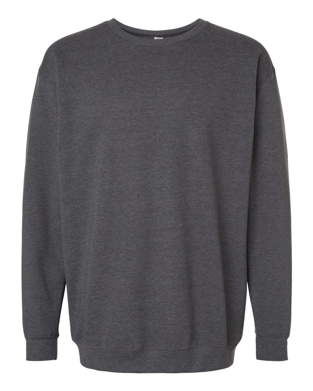 M&O Unisex Crewneck Fleece - 3340 Heather Charcoal