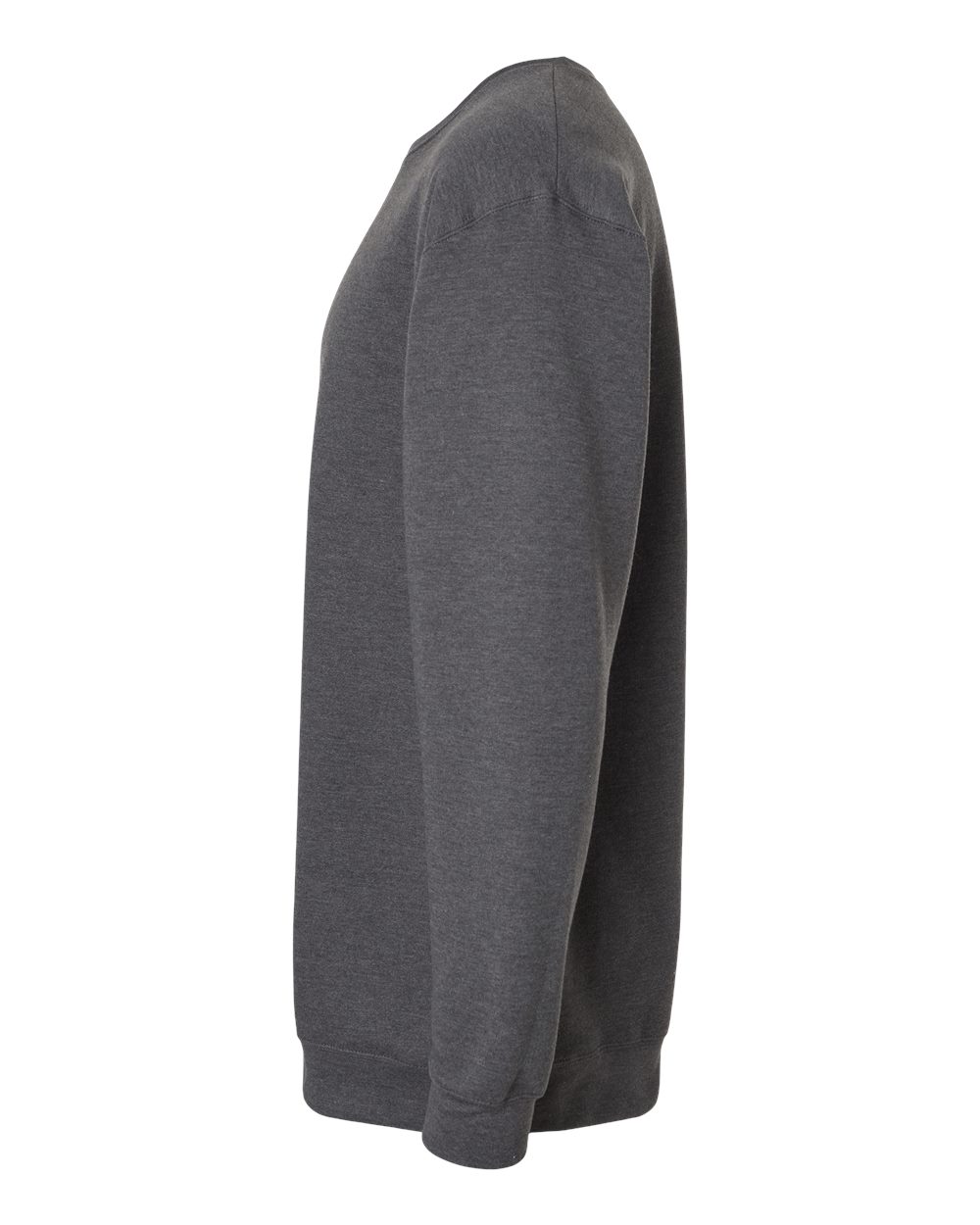 M&O Unisex Crewneck Fleece - 3340 Heather Charcoal
