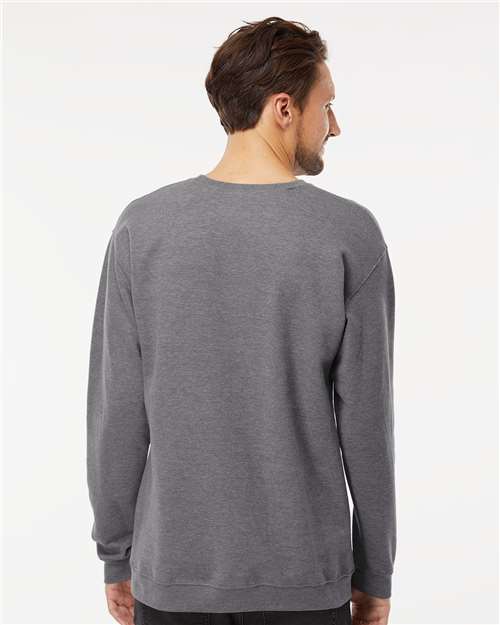 M&O Unisex Crewneck Fleece - 3340 Heather Grey