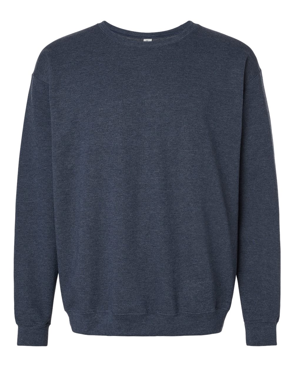 M&O Unisex Crewneck Fleece - 3340 Heather Navy