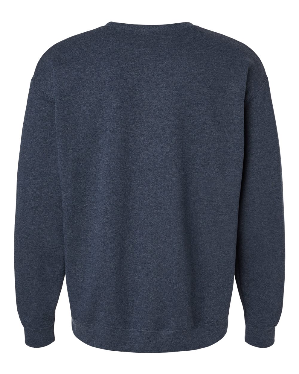 M&O Unisex Crewneck Fleece - 3340 Heather Navy