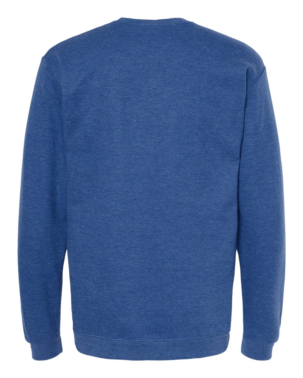 M&O Unisex Crewneck Fleece - 3340 Heather Royal